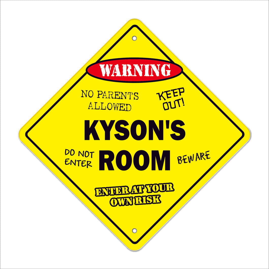 Kyson's Room Sign