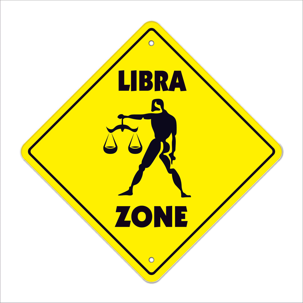 Libra Crossing Sign