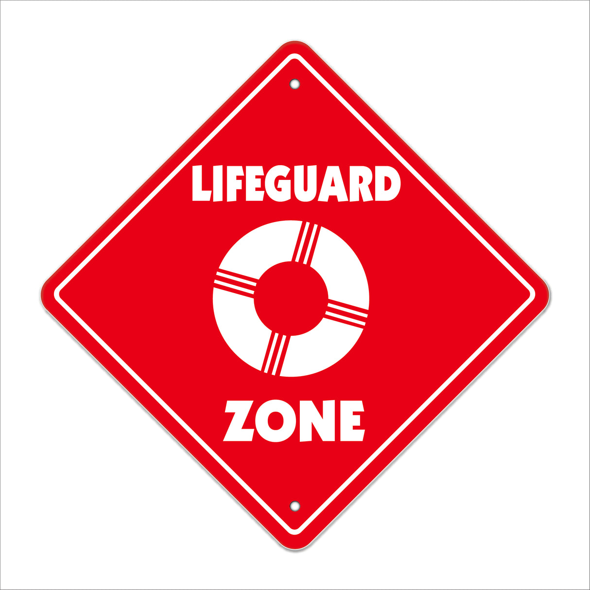 Lifeguard Crossing Sign