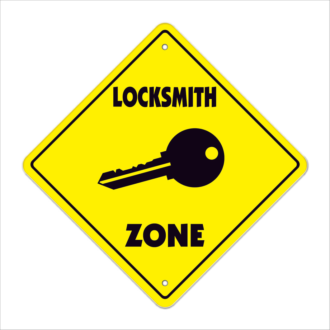 Locksmith Crossing Sign