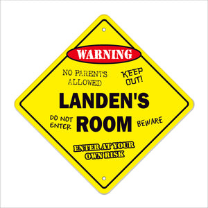 Landen's Room Sign