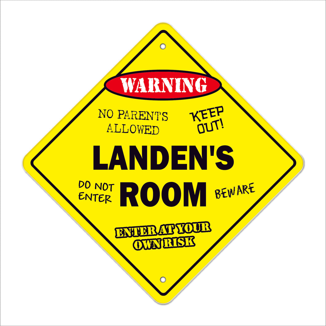 Landen's Room Sign