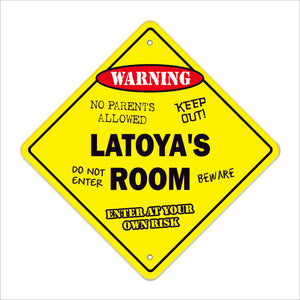 Latoya's Room Sign