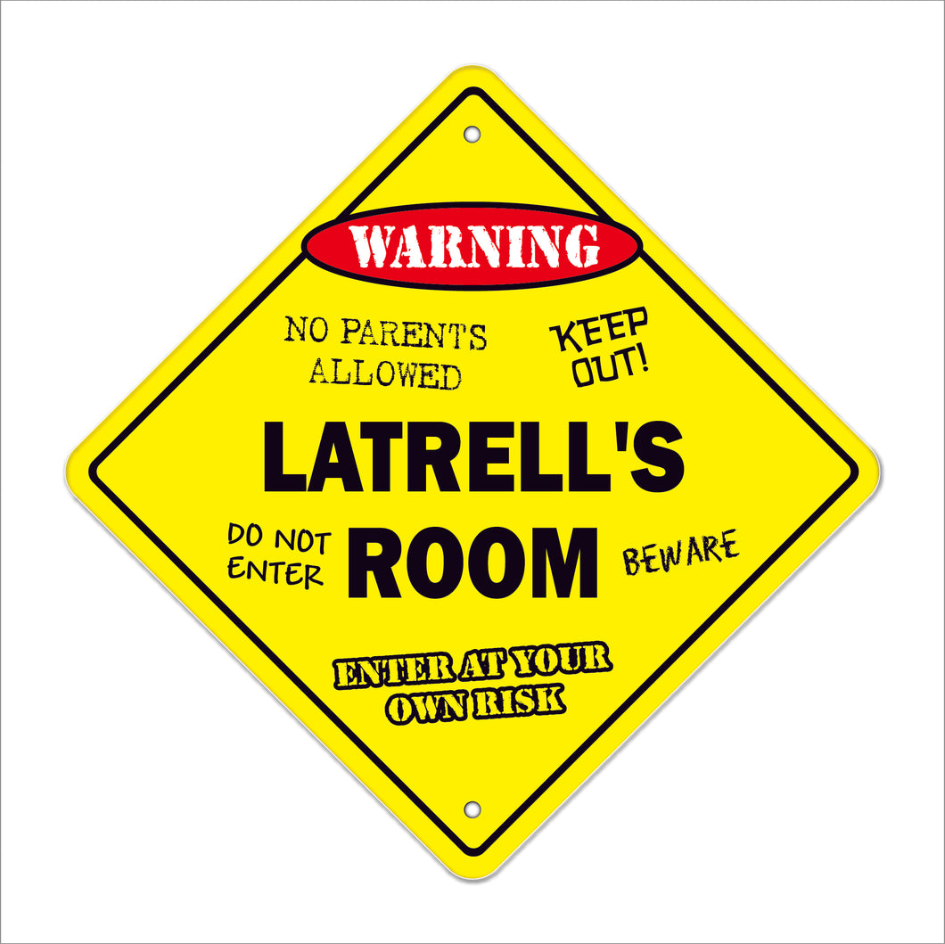 Latrell's Room Sign