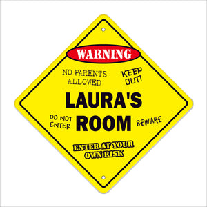 Laura's Room Sign