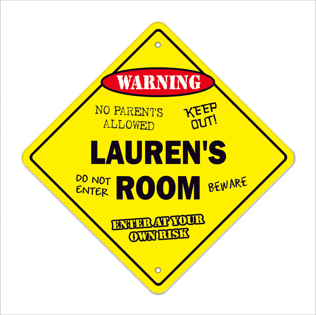 Lauren's Room Sign