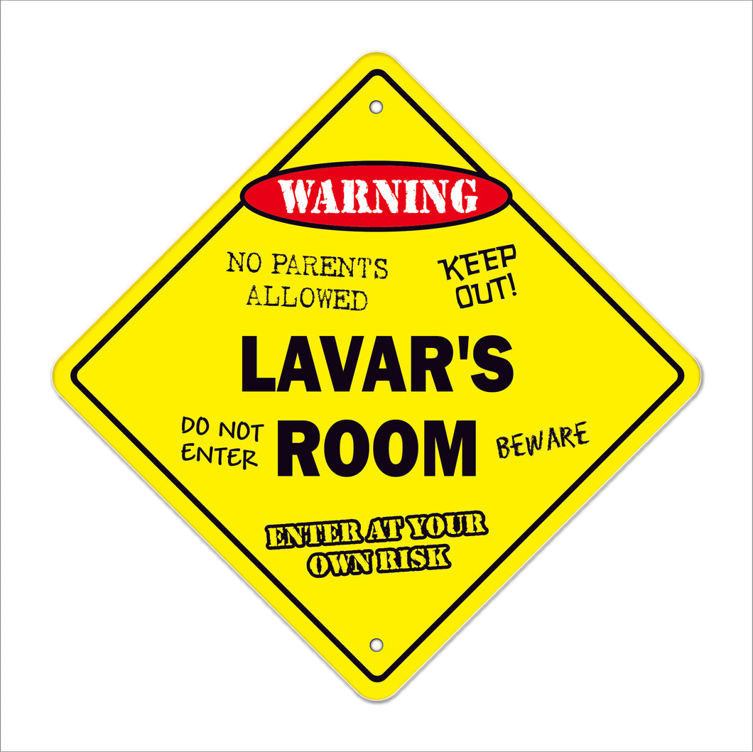 Lavar's Room Sign