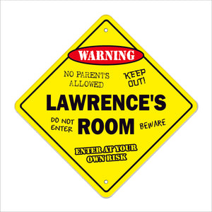 Lawrence's Room Sign