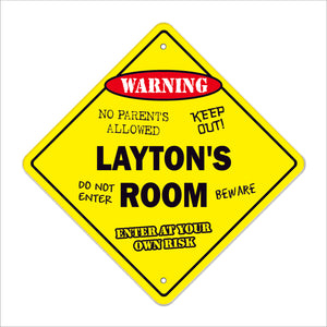 Layton's Room Sign