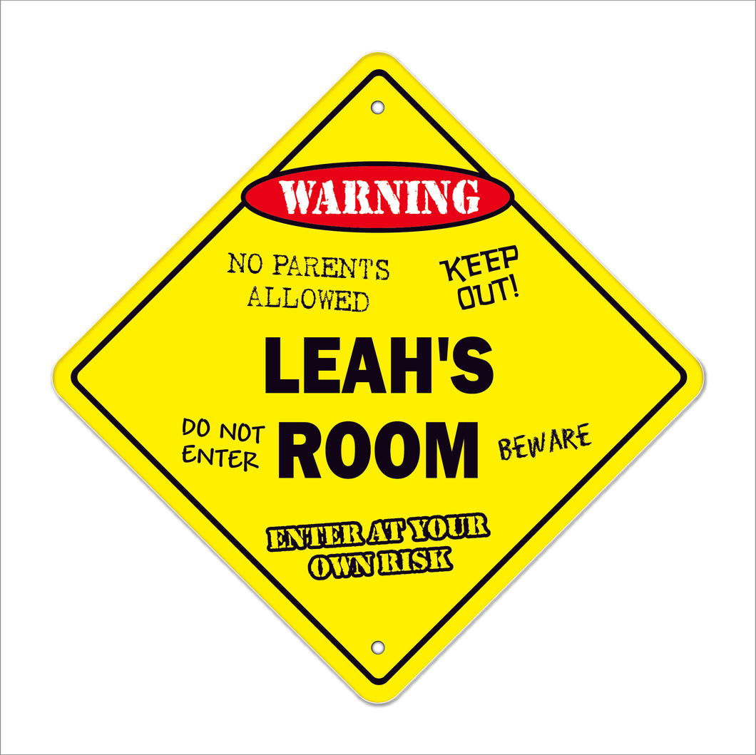 Leah's Room Sign