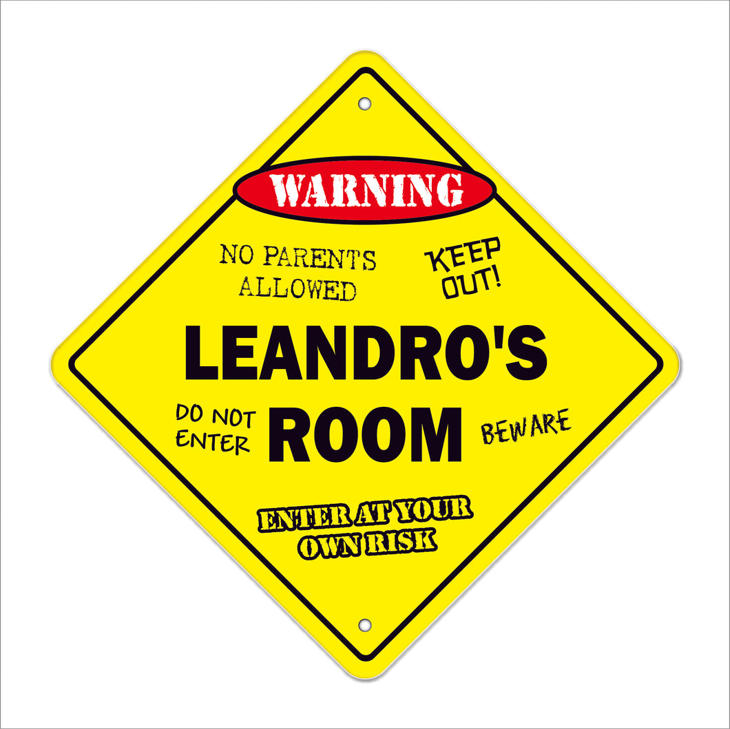 Leandro's Room Sign