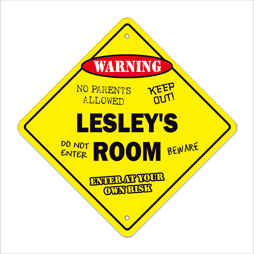 Lesley's Room Sign