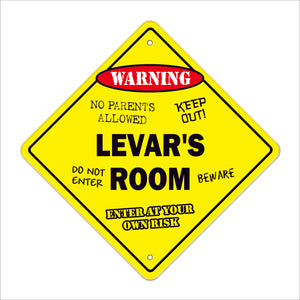 Levar's Room Sign