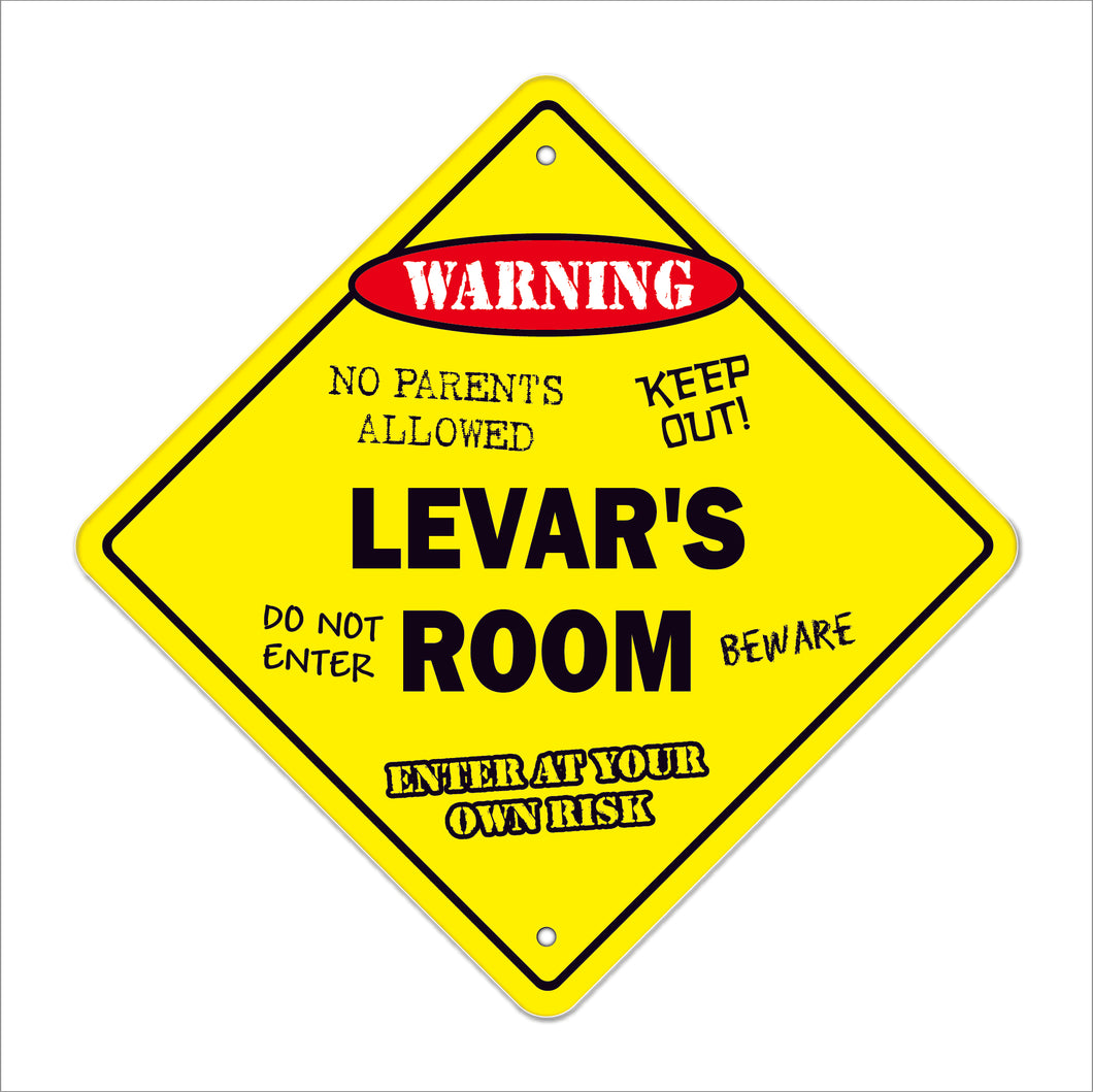 Levar's Room Sign