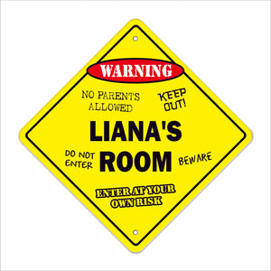 Liana's Room Sign