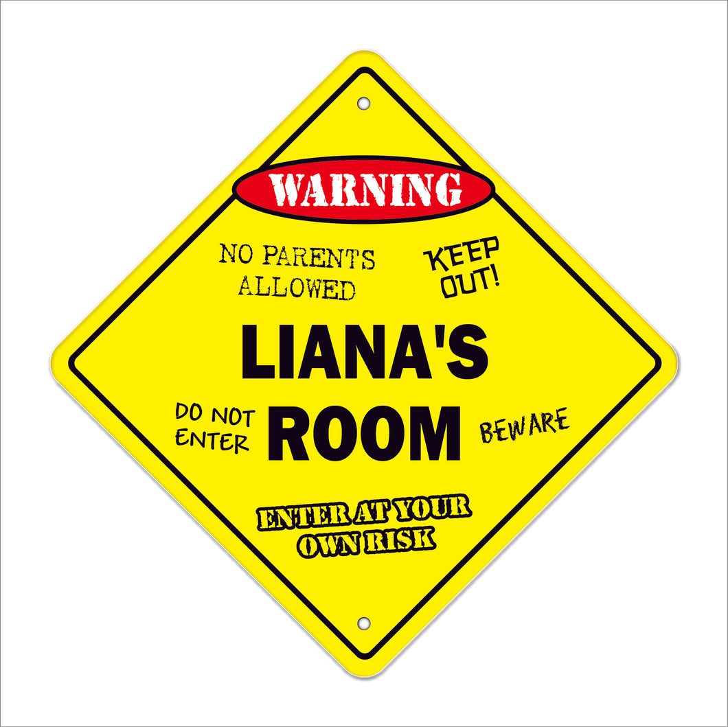 Liana's Room Sign