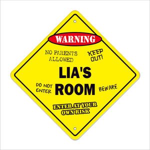 Lia's Room Sign