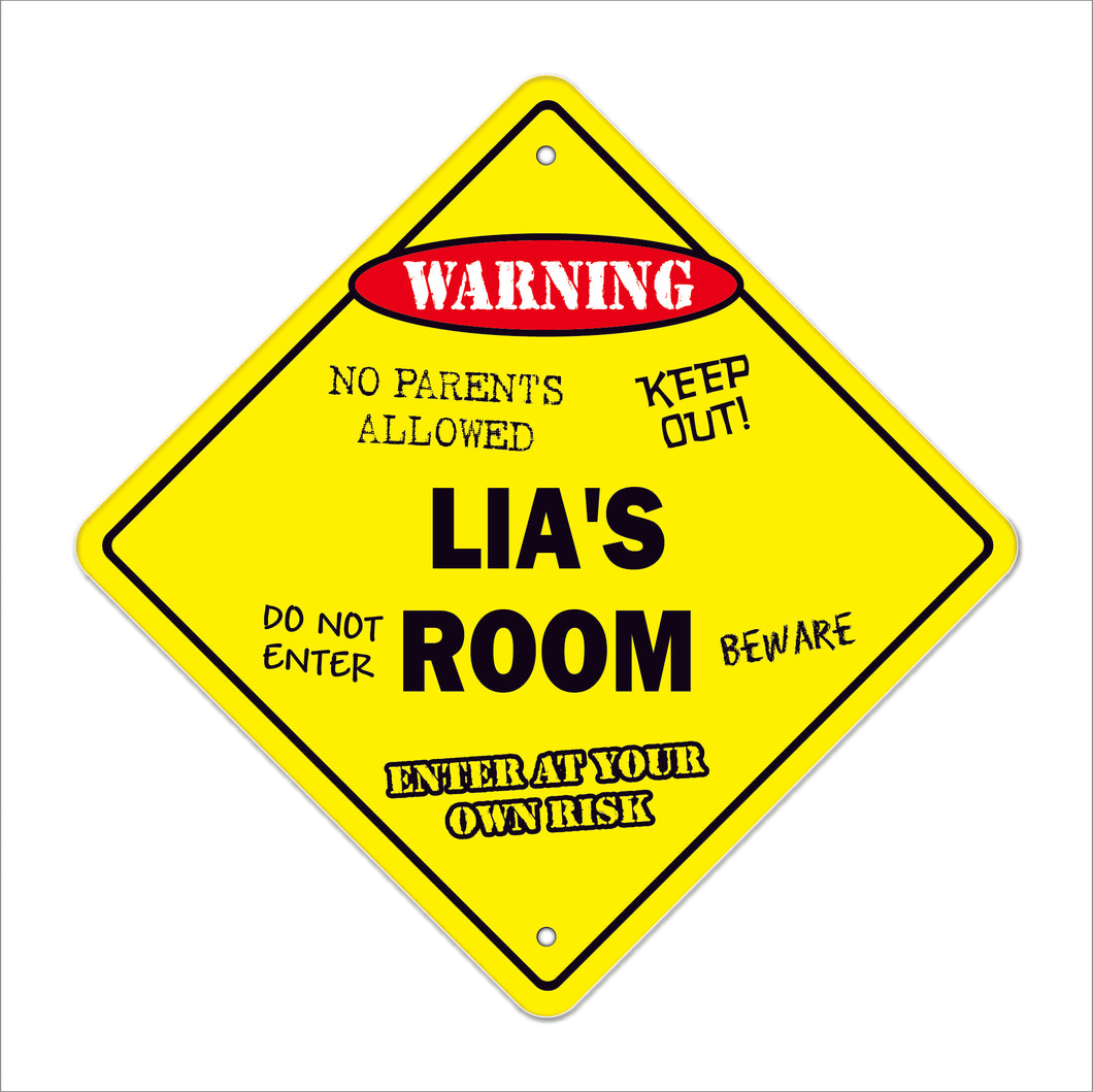 Lia's Room Sign