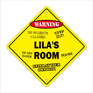 Lila's Room Sign