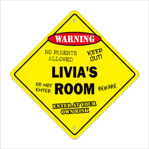 Livia's Room Sign