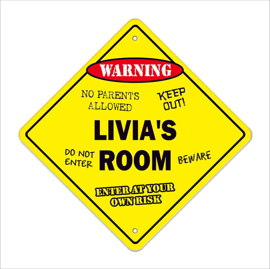 Livia's Room Sign