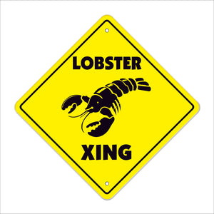 Lobster Crossing Sign