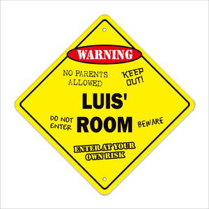 Luis' Room Sign