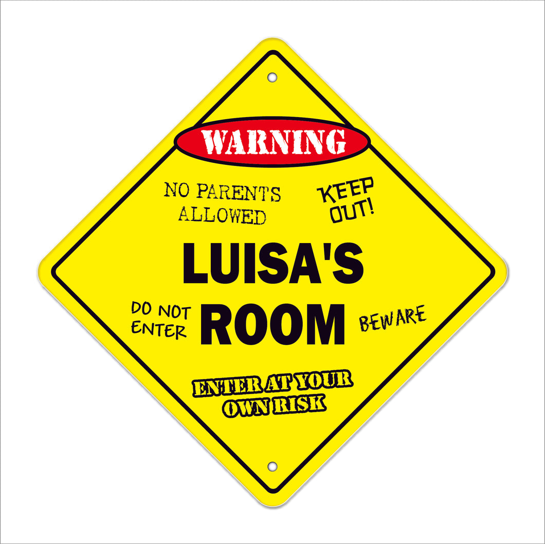 Luisa's Room Sign