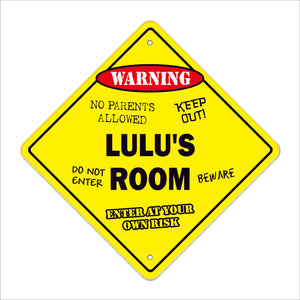 Lulu's Room Sign