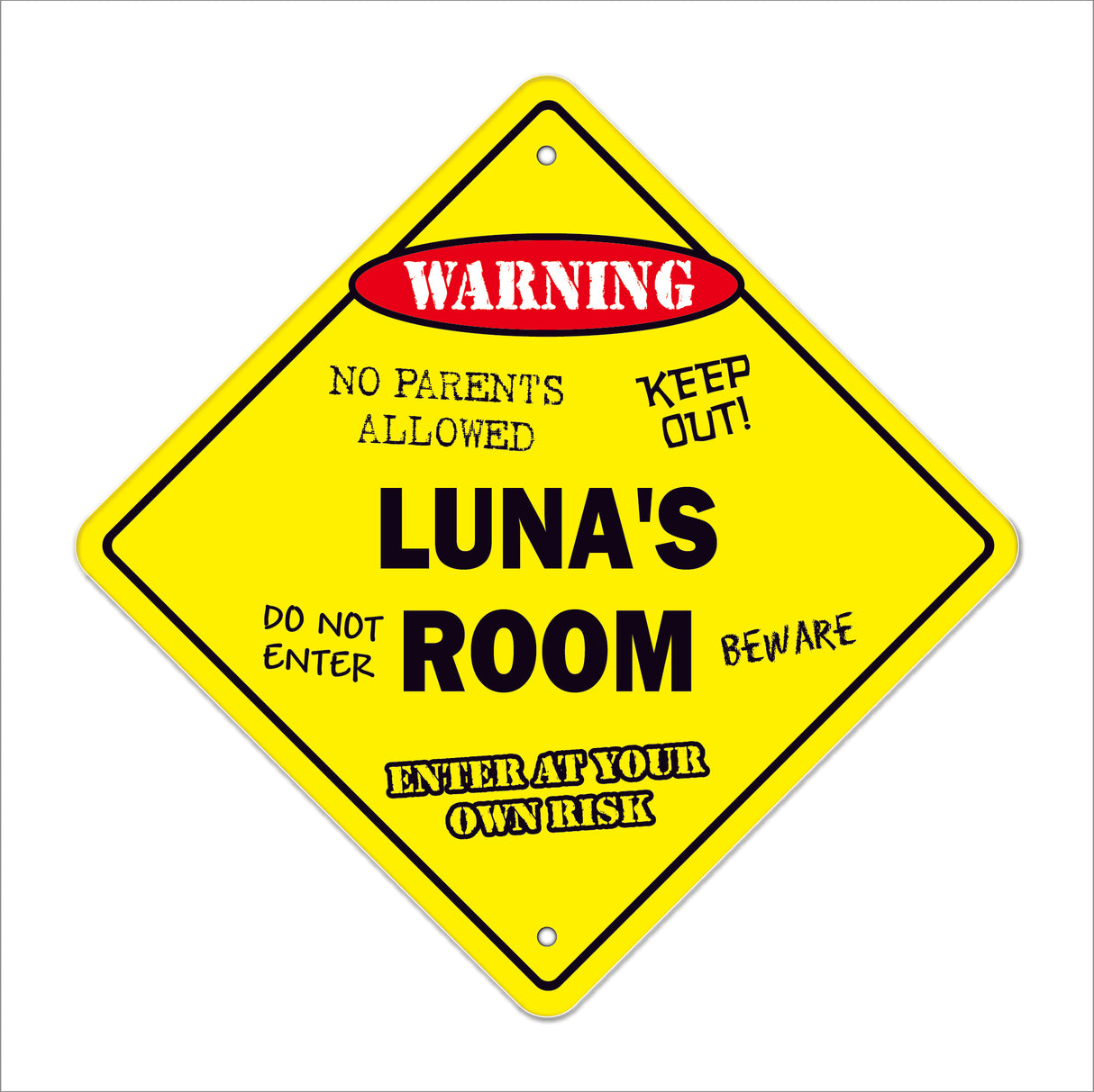 Luna's Room Sign