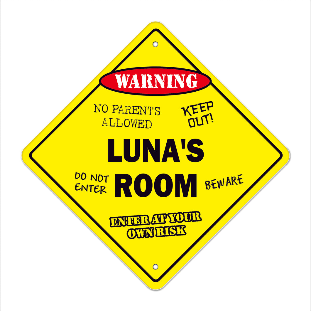 Luna's Room Sign