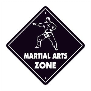 Martial Arts Crossing Sign