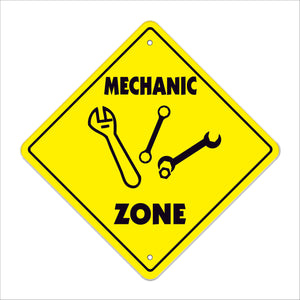 Mechanic Crossing Sign