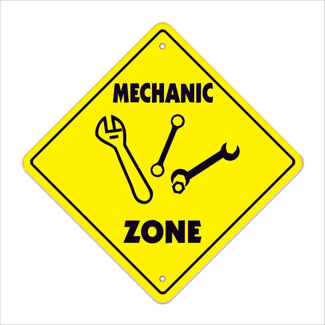 Mechanic Crossing Sign