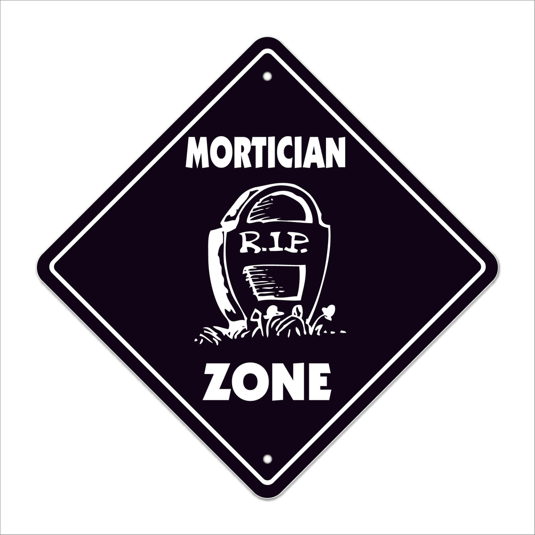 Mortician Crossing Sign