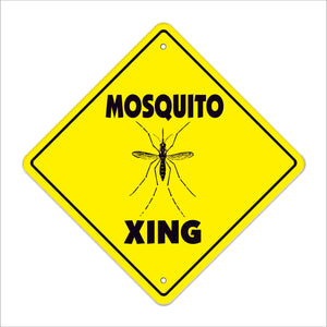 Mosquito Crossing Sign