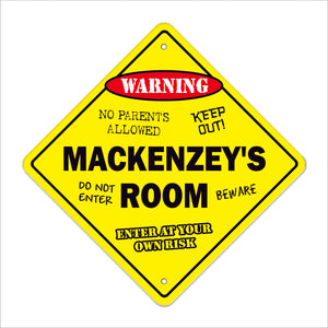 Mackenzey's Room Sign