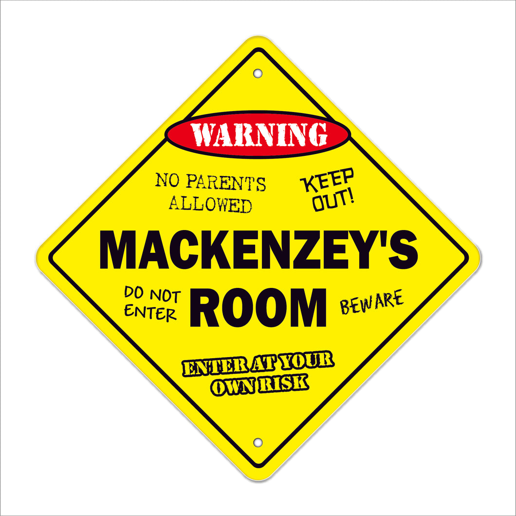 Mackenzey's Room Sign