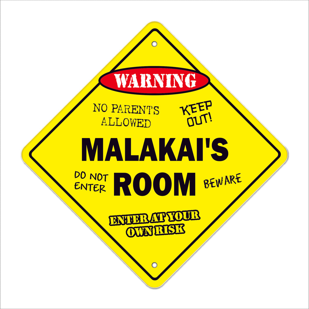 Malakai's Room Sign