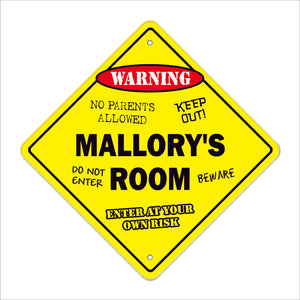 Mallory's Room Sign