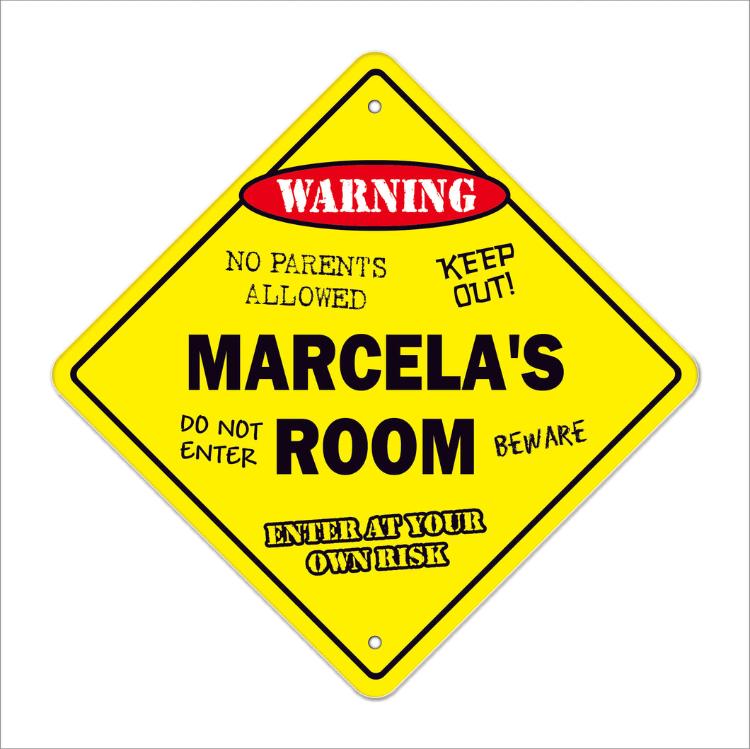 Marcela's Room Sign