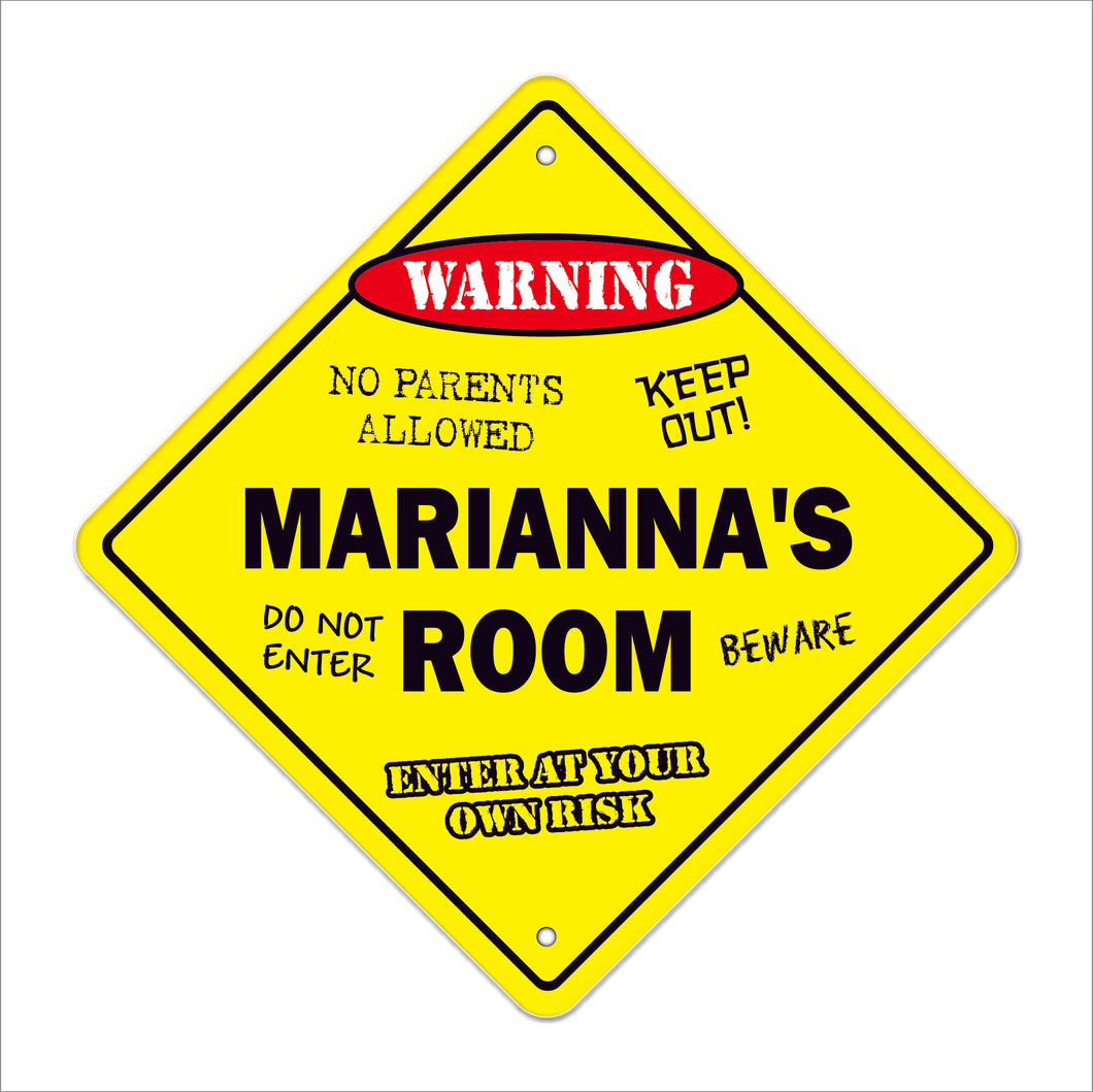 Marianna's Room Sign