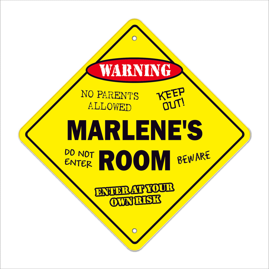 Marlene's Room Sign