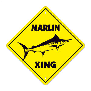 Marlin Crossing Sign