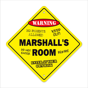 Marshall's Room Sign