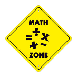 Math Crossing Sign