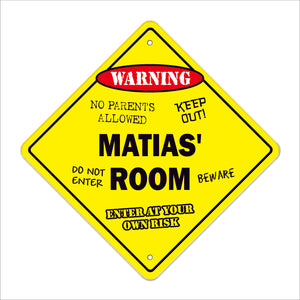 Matias' Room Sign