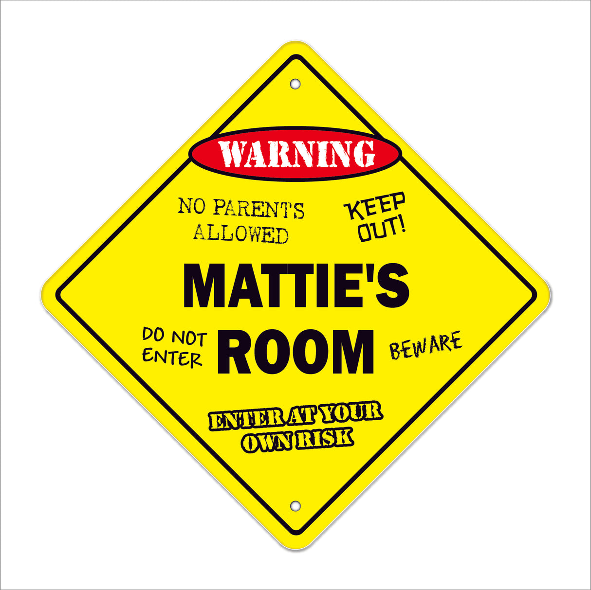 Mattie's Room Sign