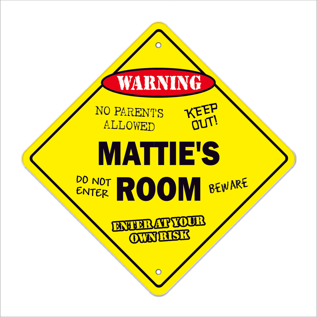 Mattie's Room Sign