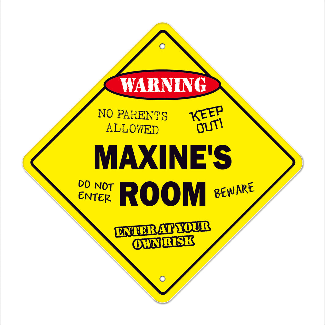 Maxine's Room Sign